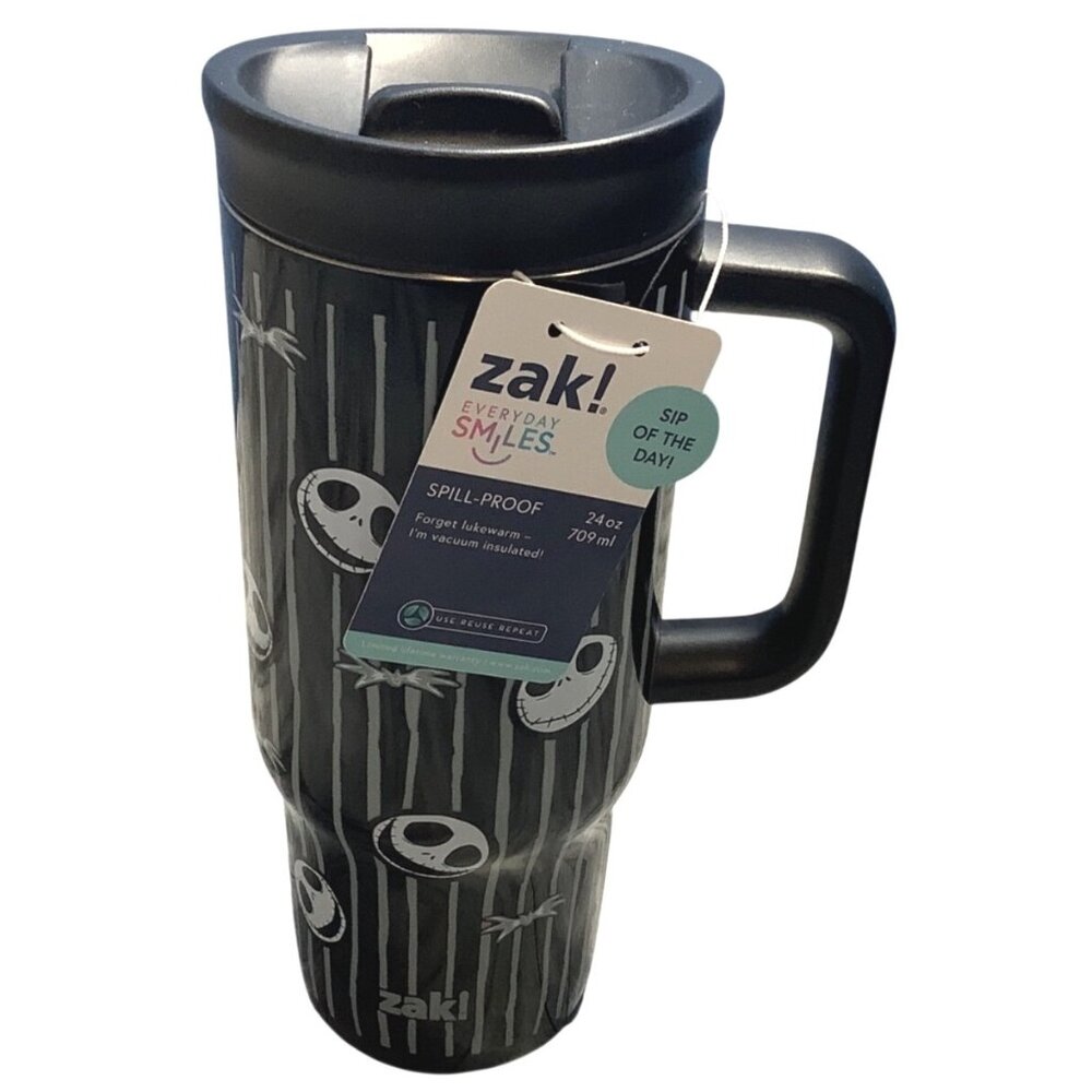 Zak Nightmare Before Christmas 24oz Spill Proof Stainless Steel Travel Mug